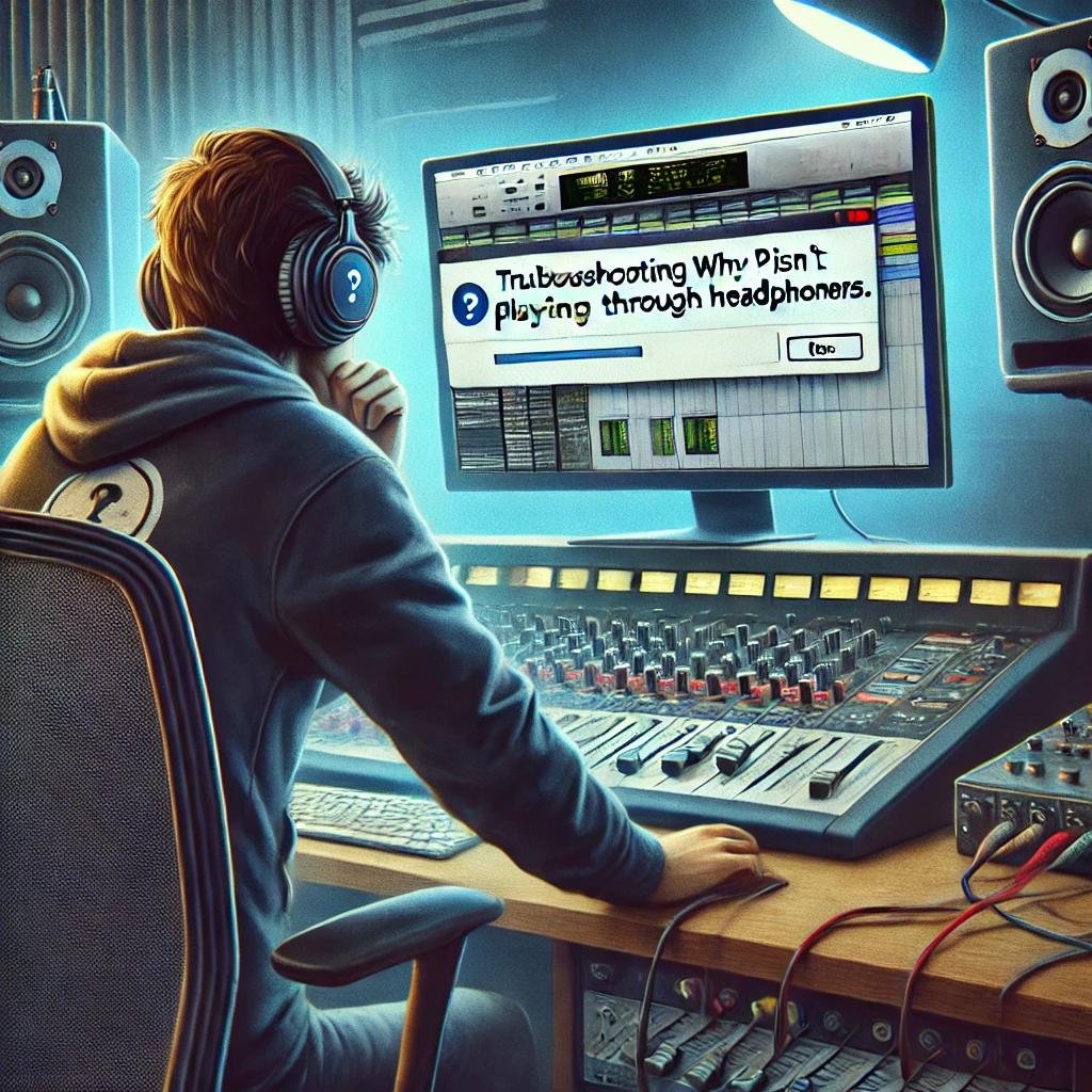 why isn't pro tools playing sound through headphones