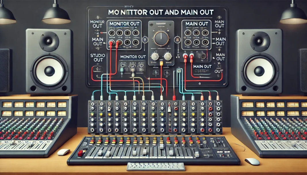 why monitor out and main out